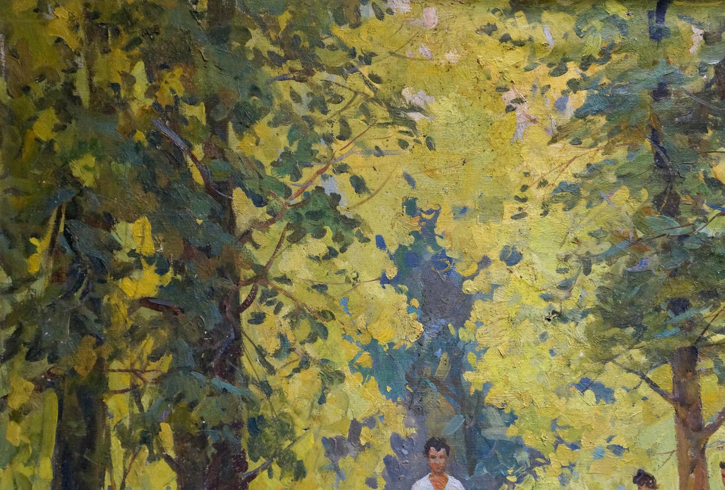 Oil painting A park Bednoshey Daniil Panteleyevich