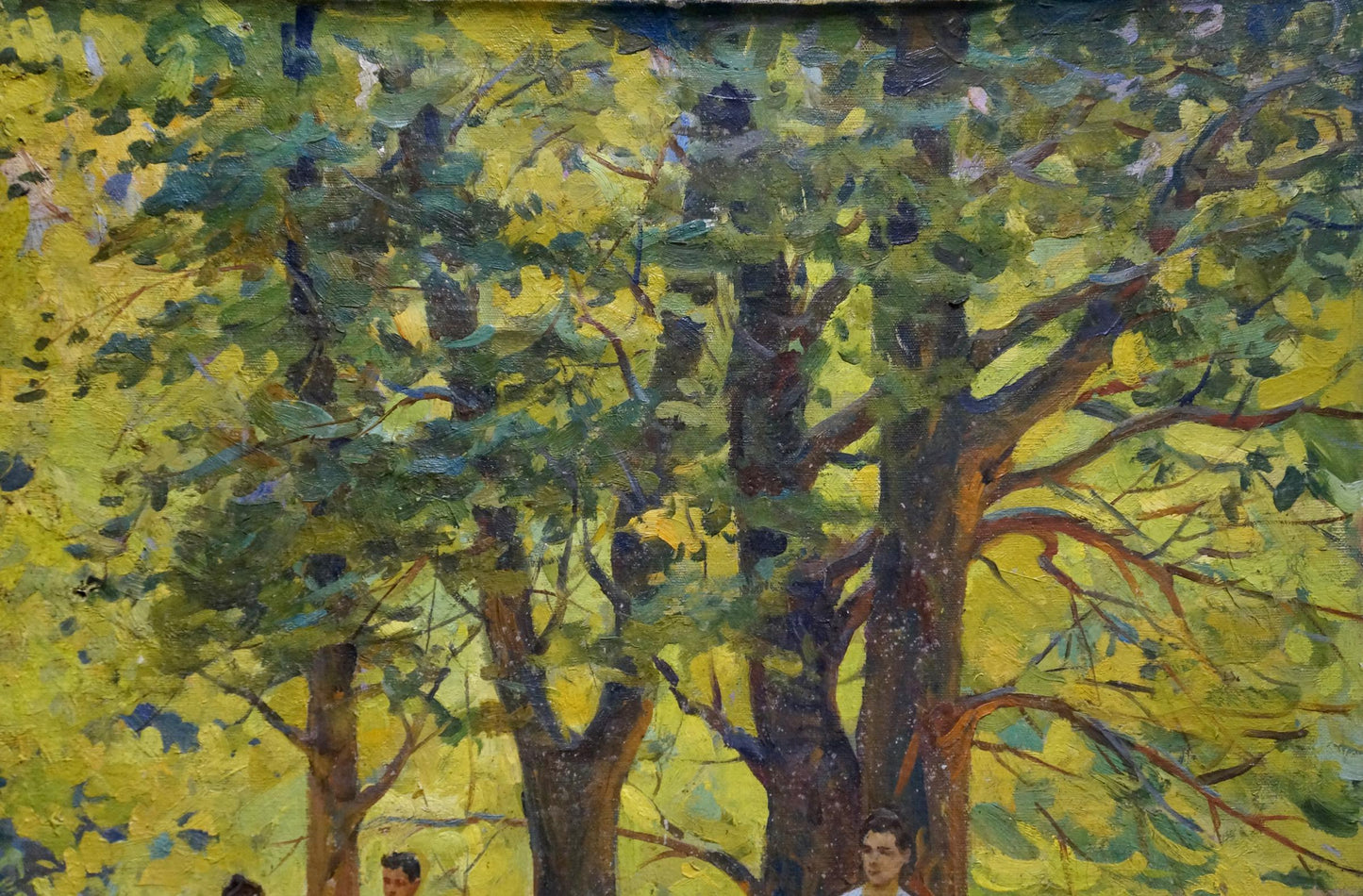 Oil painting A park Bednoshey Daniil Panteleyevich