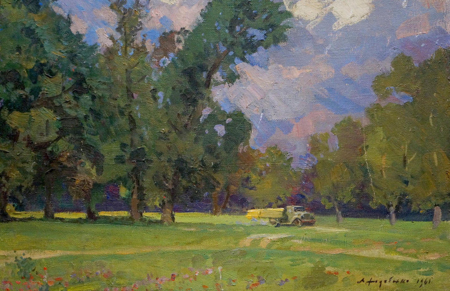 Oil painting Before the storm Khodchenko Lev Pavlovich