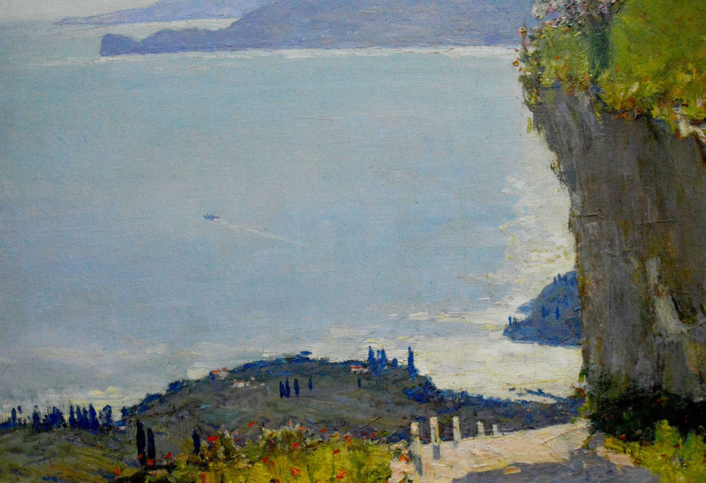 Oil painting On the mountain Ivan Alekseevich Vladimirov
