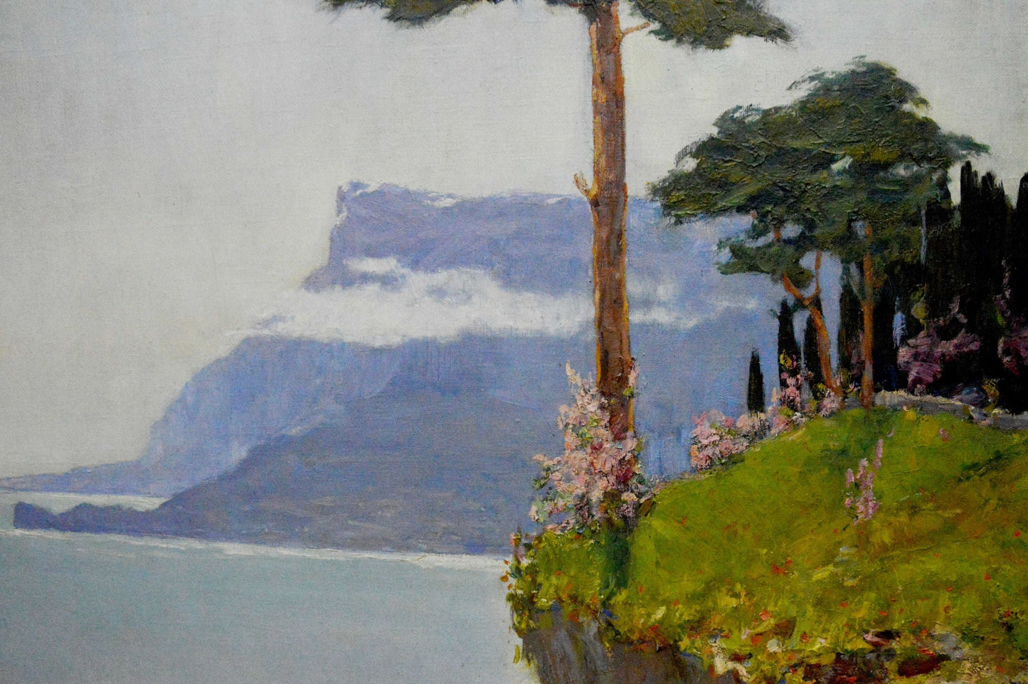 Oil painting On the mountain Ivan Alekseevich Vladimirov
