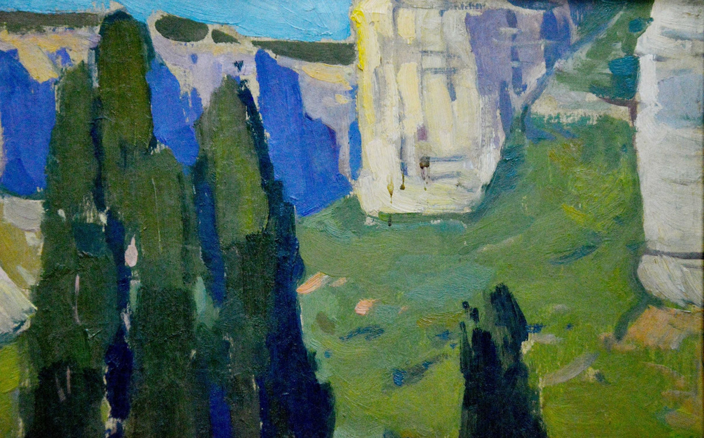 Oil painting Crimean landscape Buryachok Nikolay Ivanovich