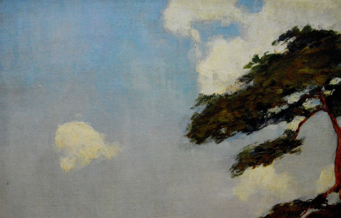 Oil painting On the mountain Ivan Alekseevich Vladimirov