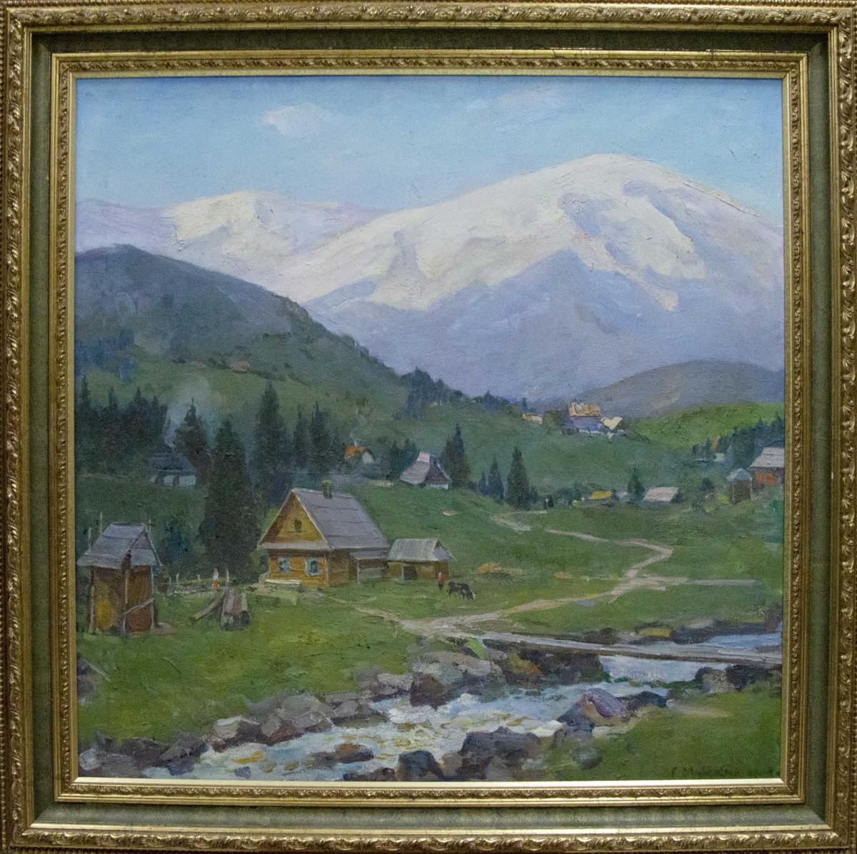 Oil painting Mountains buy