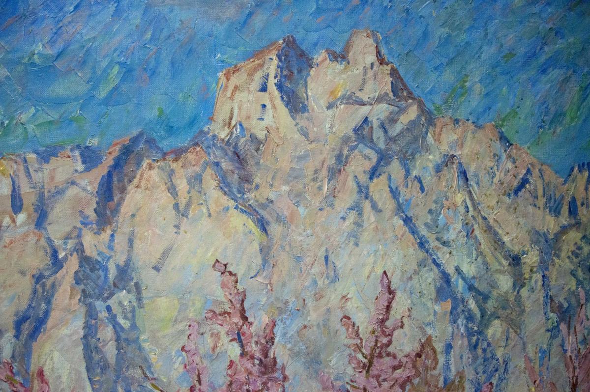 Oil painting Trees are blooming Koshevoi Stepan Lvovich