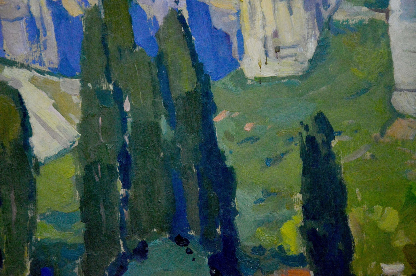 Oil painting Crimean landscape Buryachok Nikolay Ivanovich