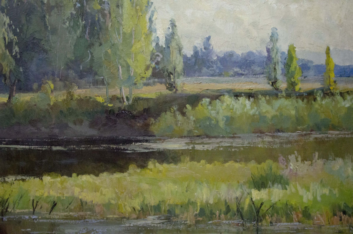 Oil painting Summer landscape Nepiypivo Vasily Ignatievich