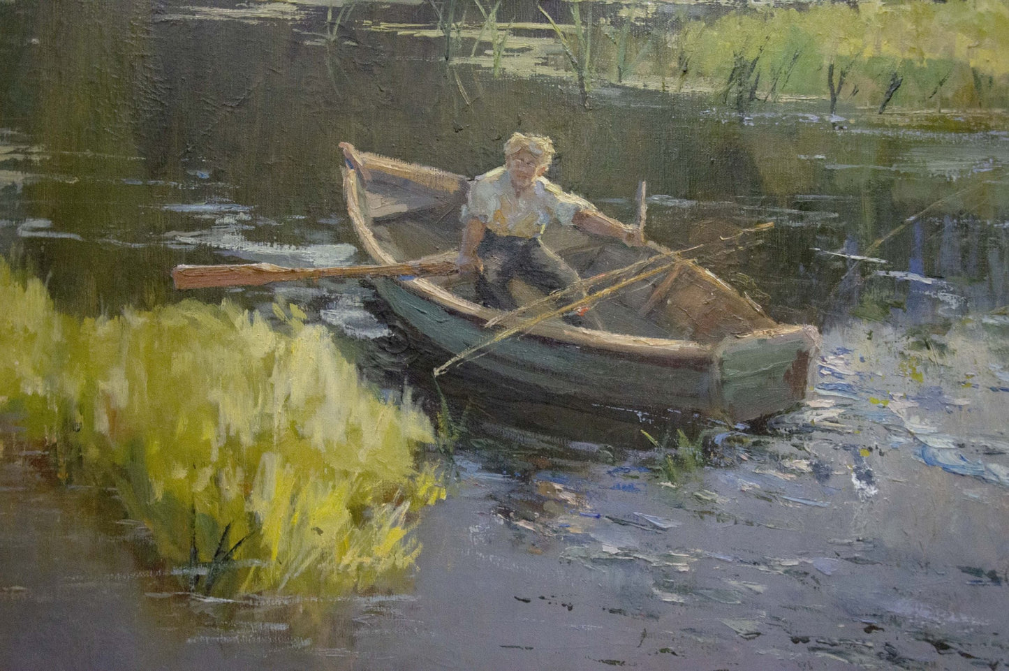 Oil painting Summer landscape Nepiypivo Vasily Ignatievich