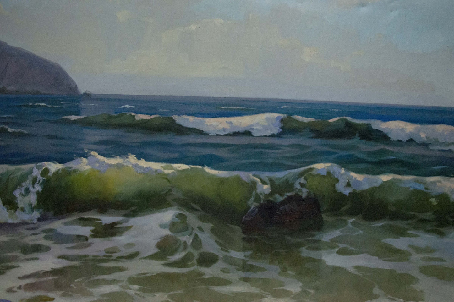 Oil painting Seascape Tsyganok Nikitin
