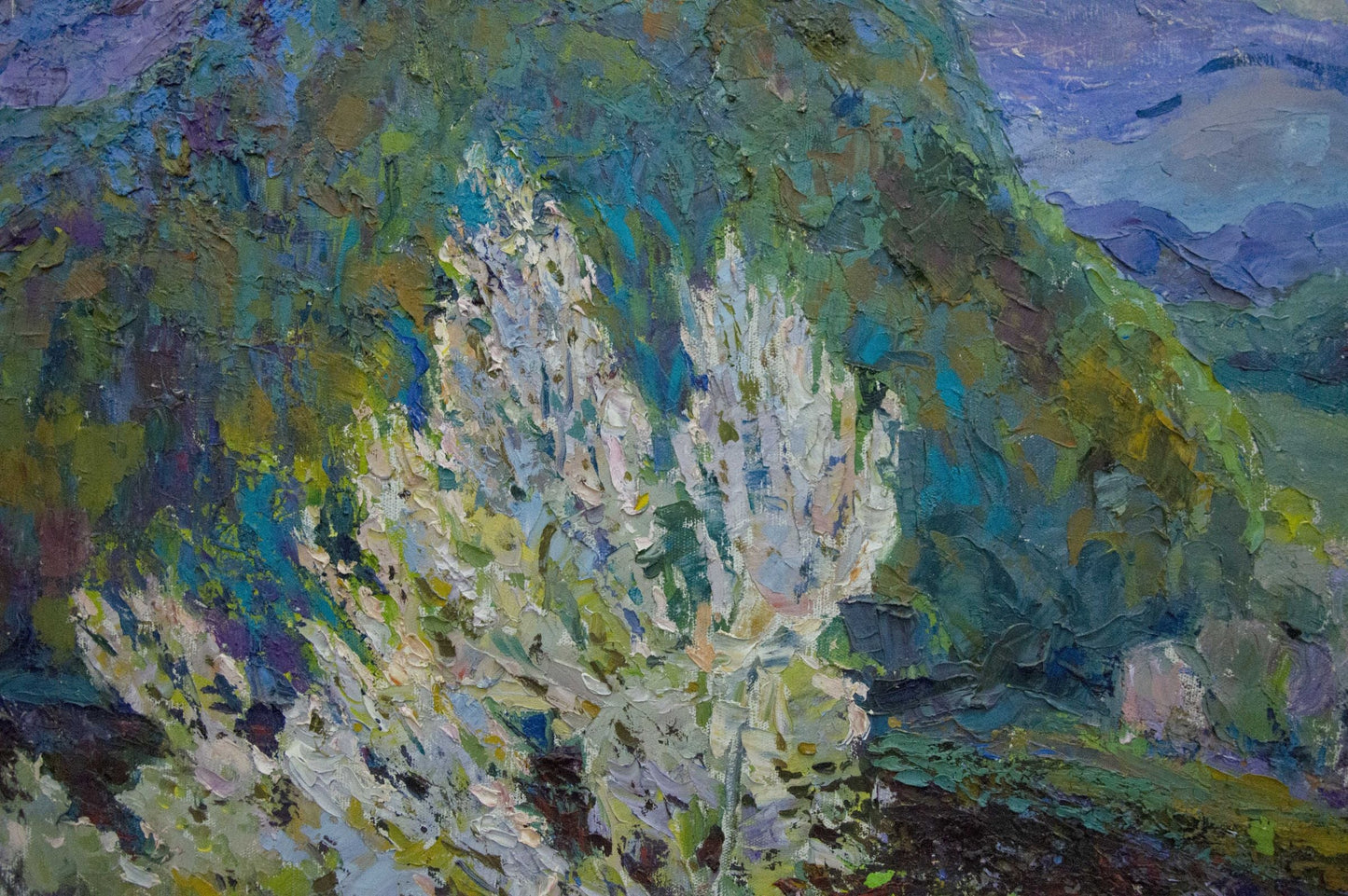 oil painting forest