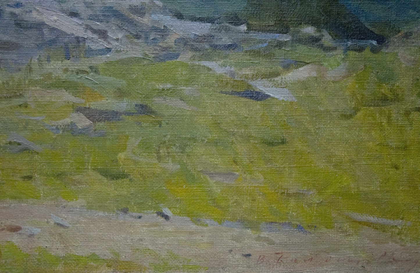 Oil painting Mountain landscape Bondarenko Vladimir Ivanovich