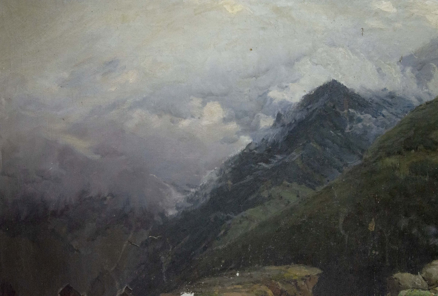 Oil painting Caucasus