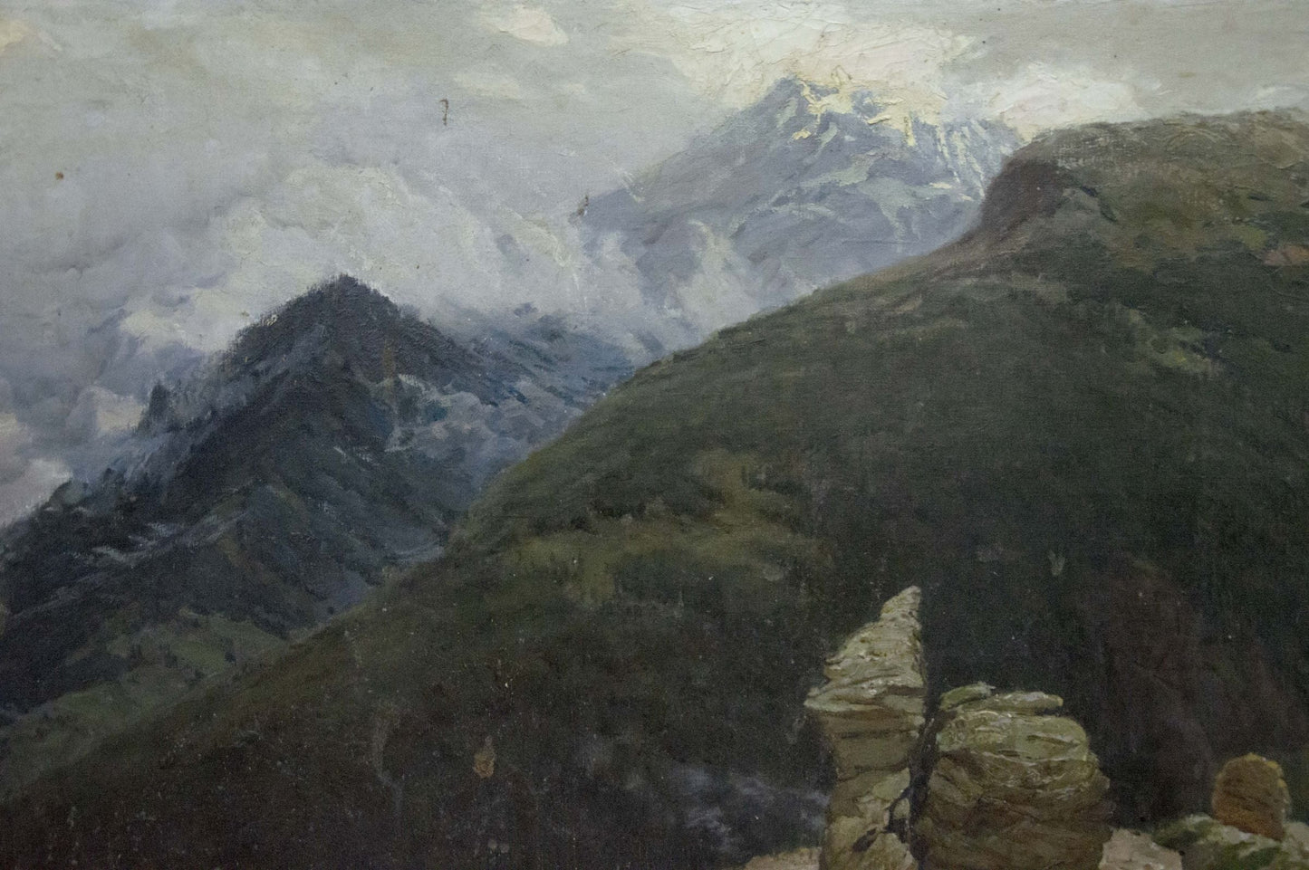 Oil painting Caucasus