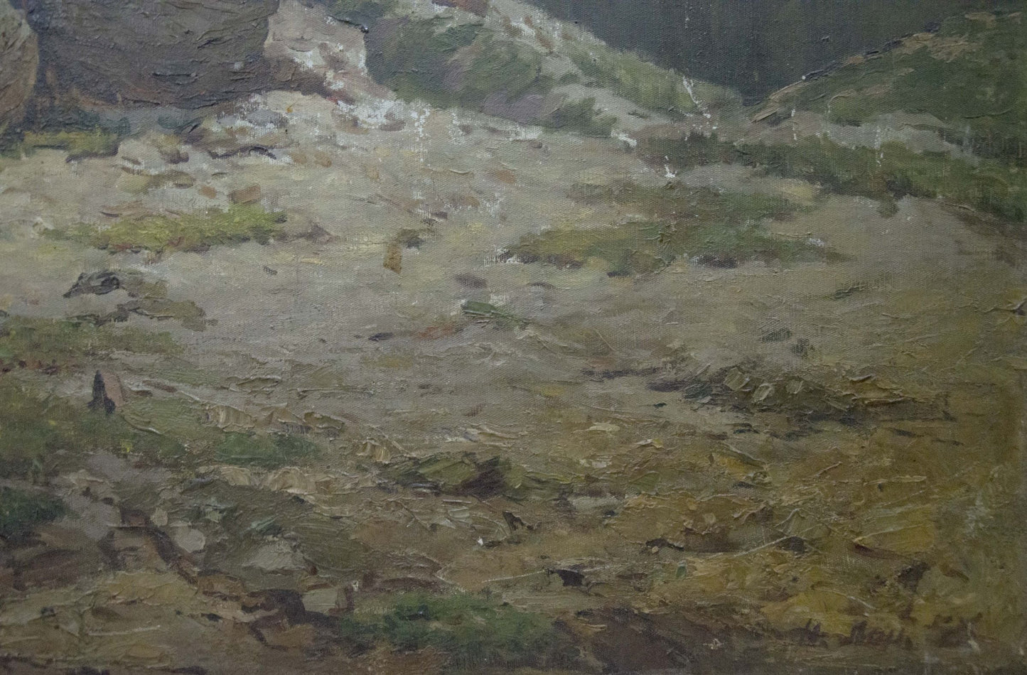 Oil painting Caucasus