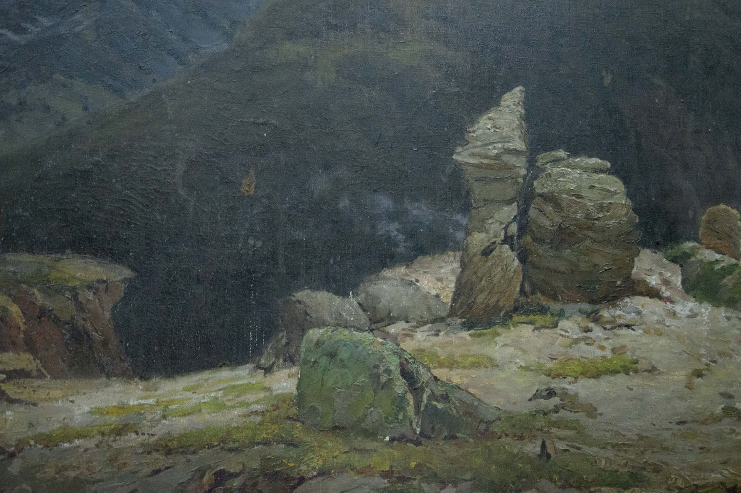 Oil painting Caucasus