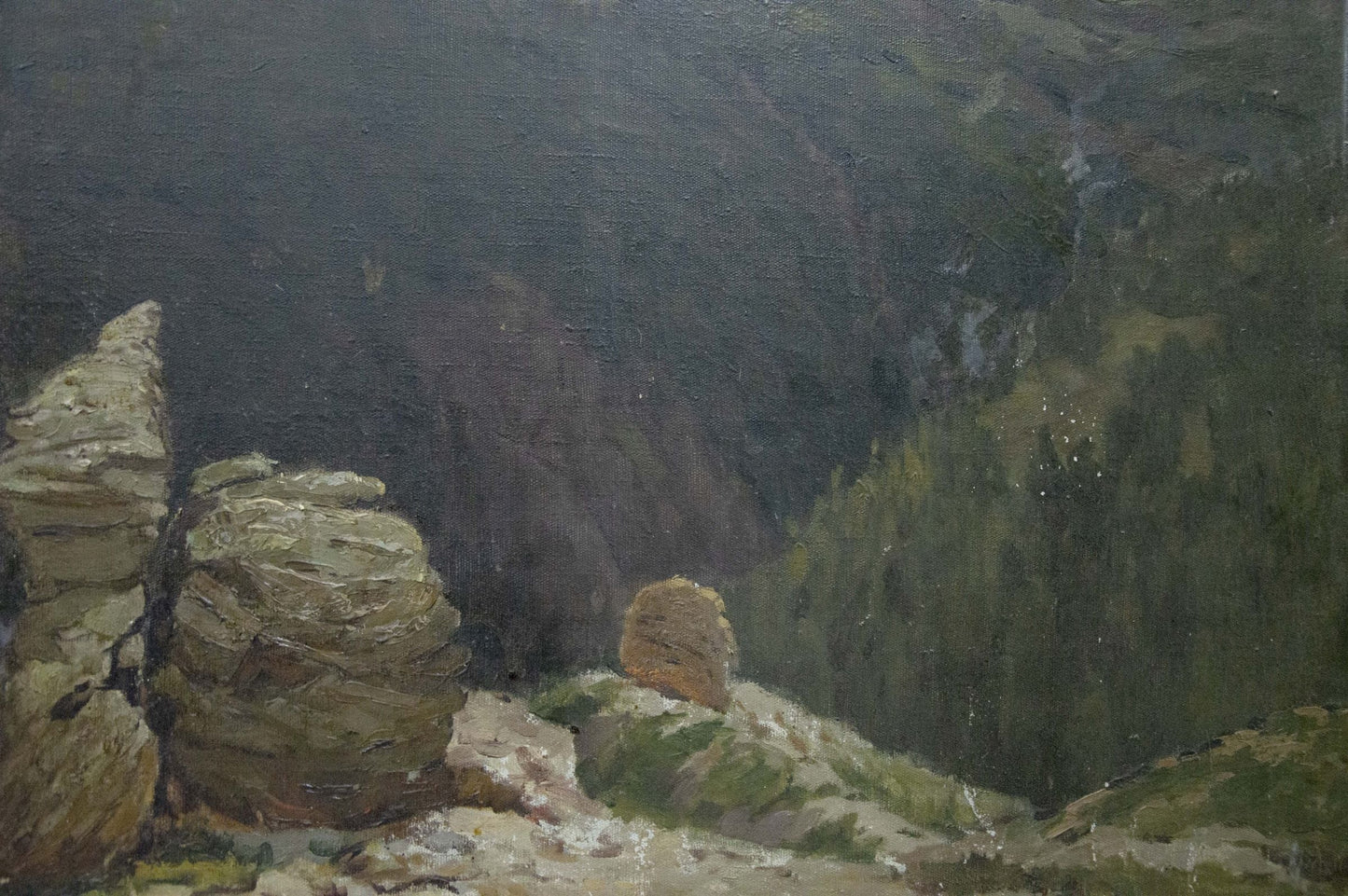 Oil painting Caucasus