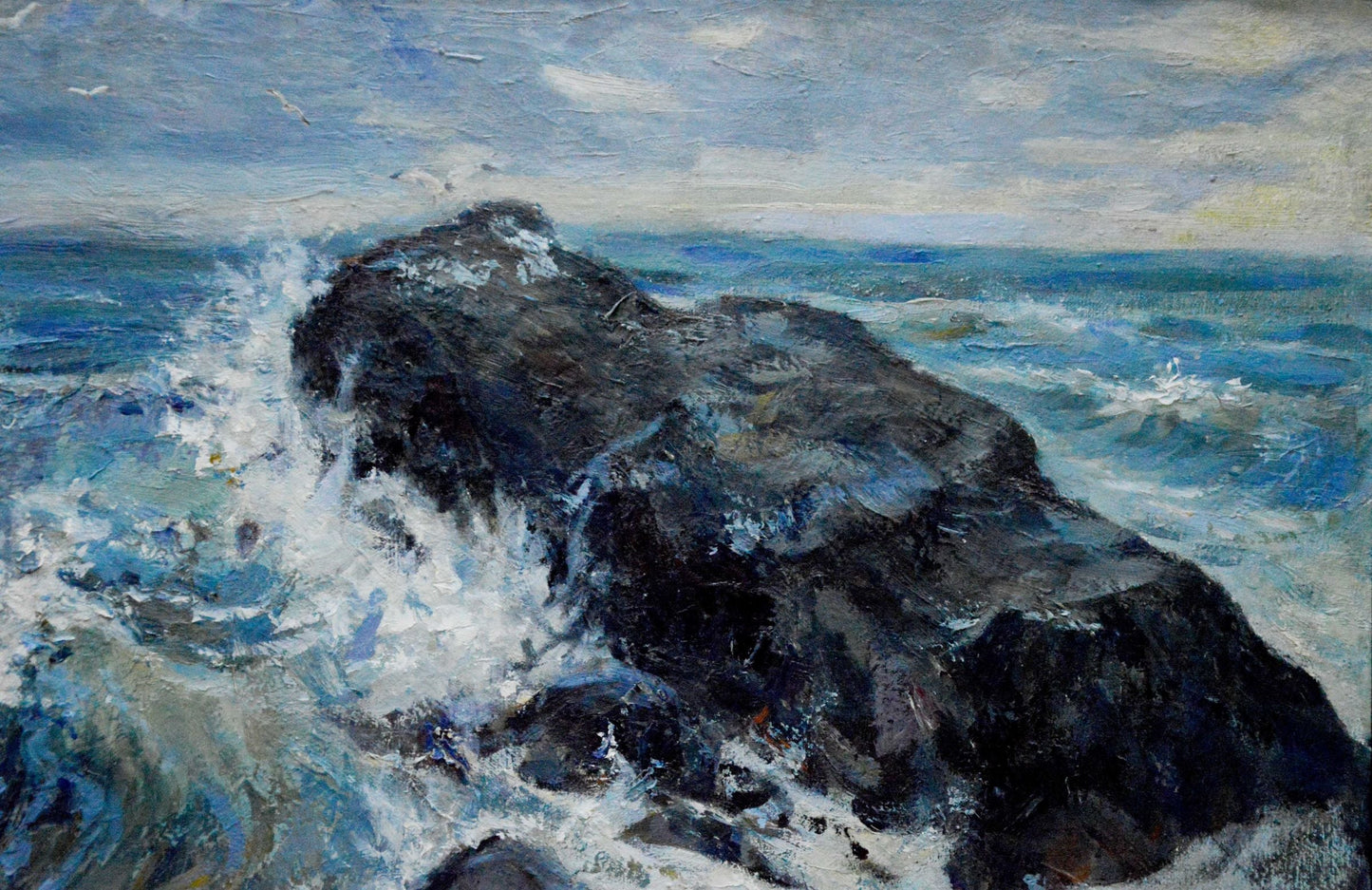 Oil painting Raging sea Bakaev Sergey Ivanovich