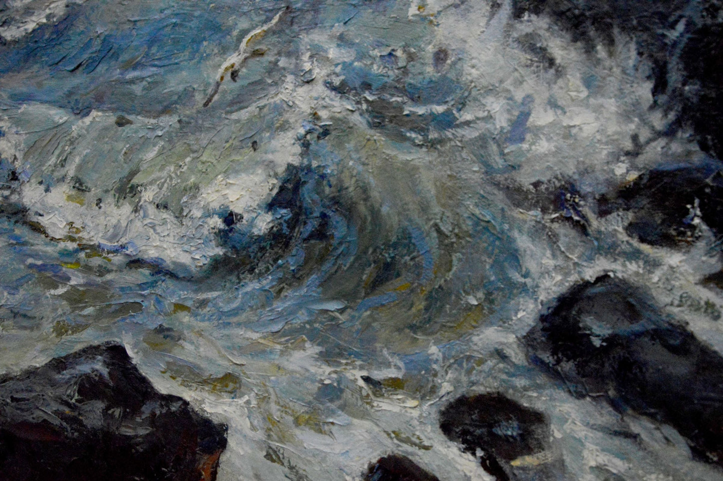 Oil painting Raging sea Bakaev Sergey Ivanovich