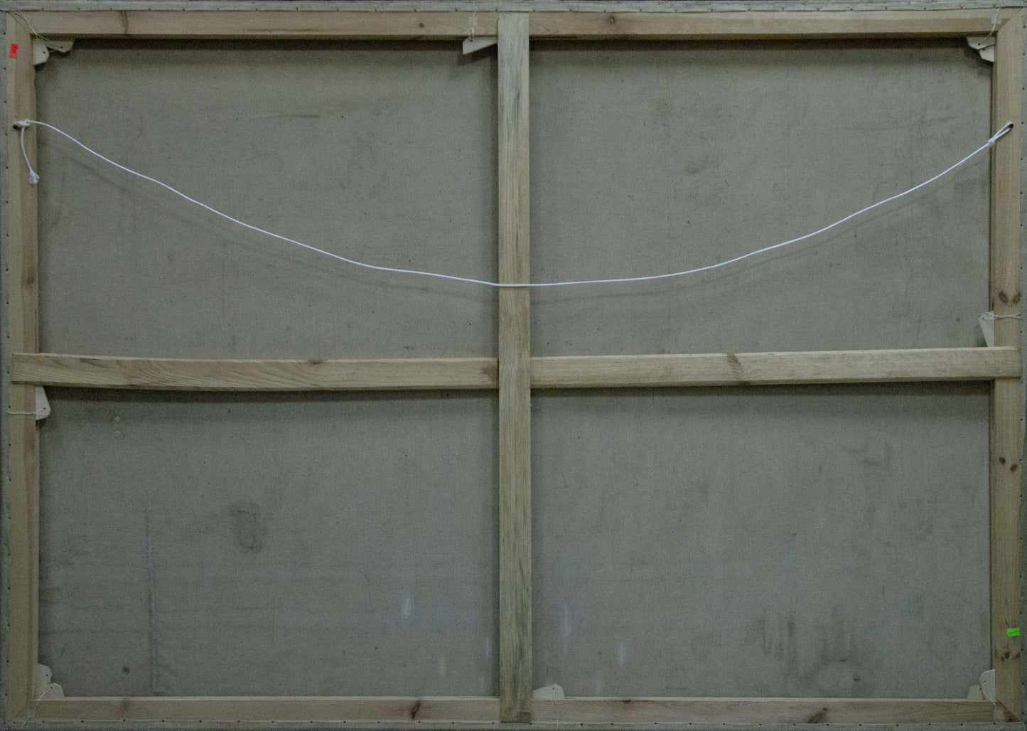 Abstract oil painting House by the shore Zebek Nelli Petrovna