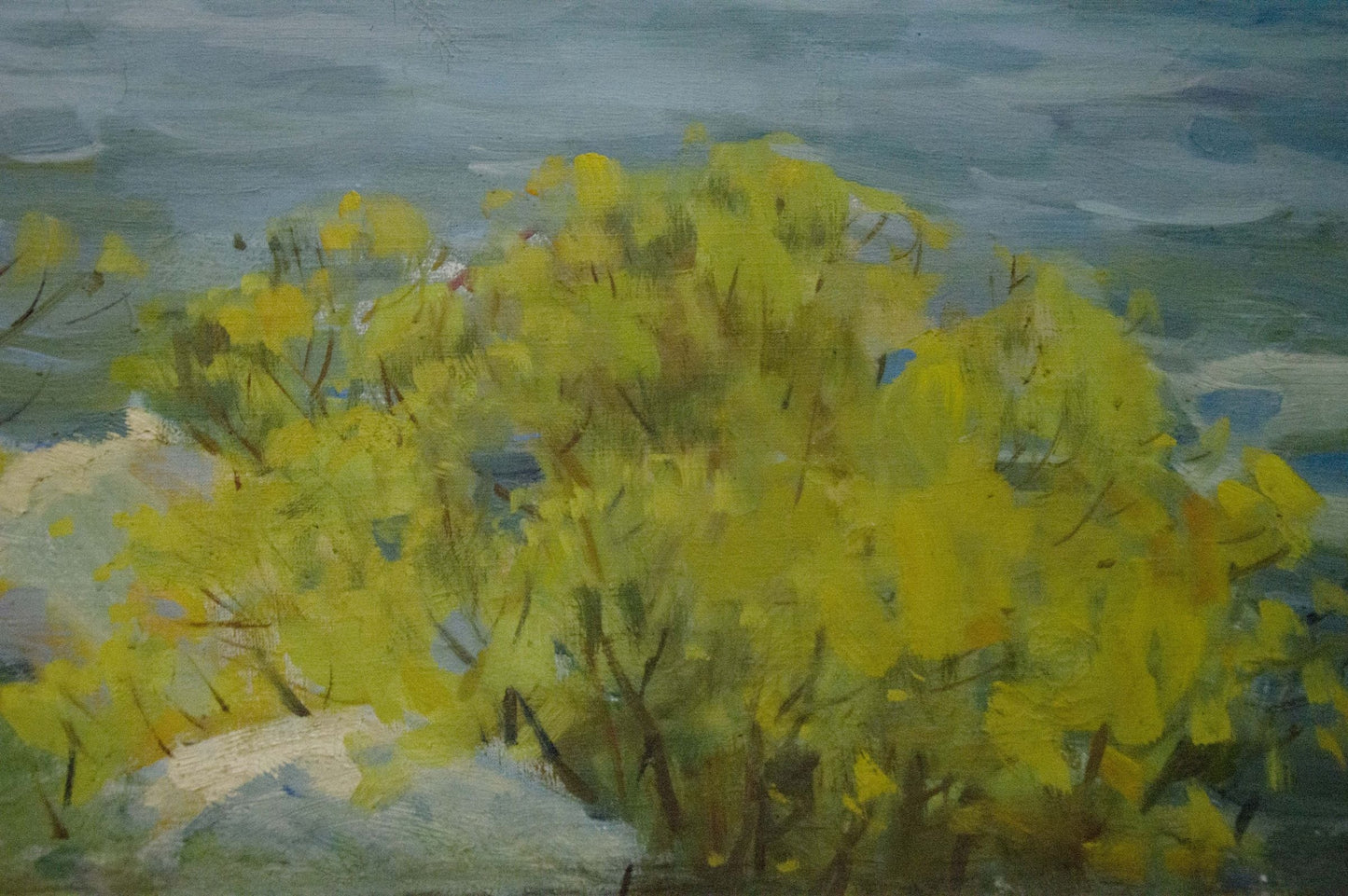 Oil artwork capturing Yalta by Daniil Ivanovich Bezugly