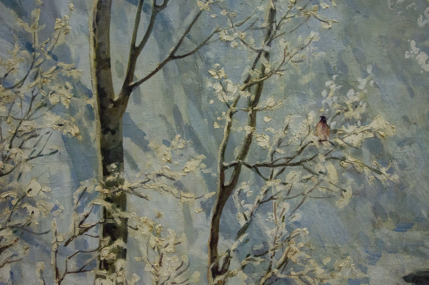 Oil painting Winter landscape Sevets Victor Stepanovich