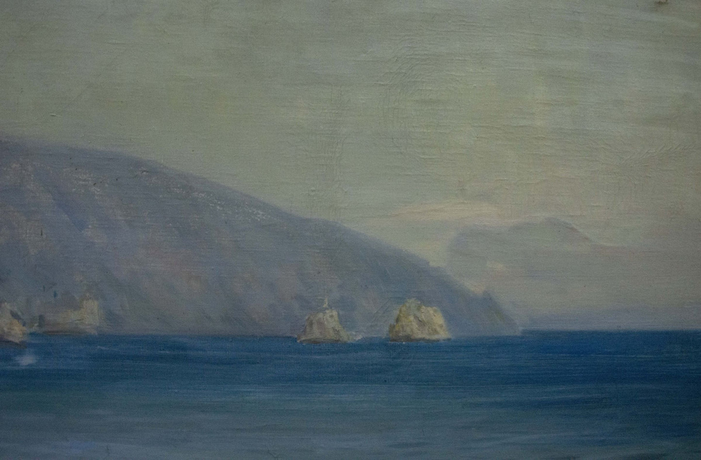 Yalta's allure brought to life in an oil painting by Daniil Ivanovich Bezugly