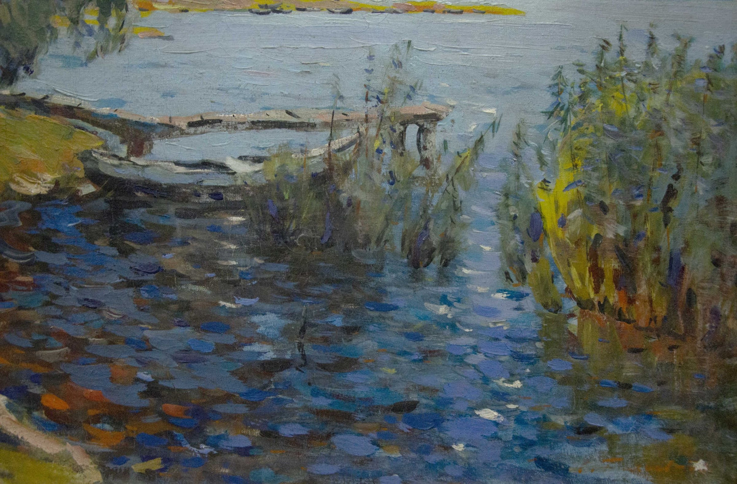 Oil painting Summer landscape Bakaev Sergey Ivanovich