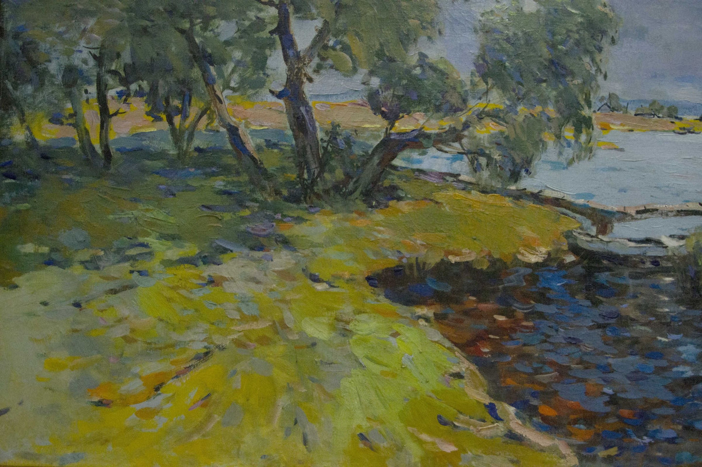 Oil painting Summer landscape Bakaev Sergey Ivanovich