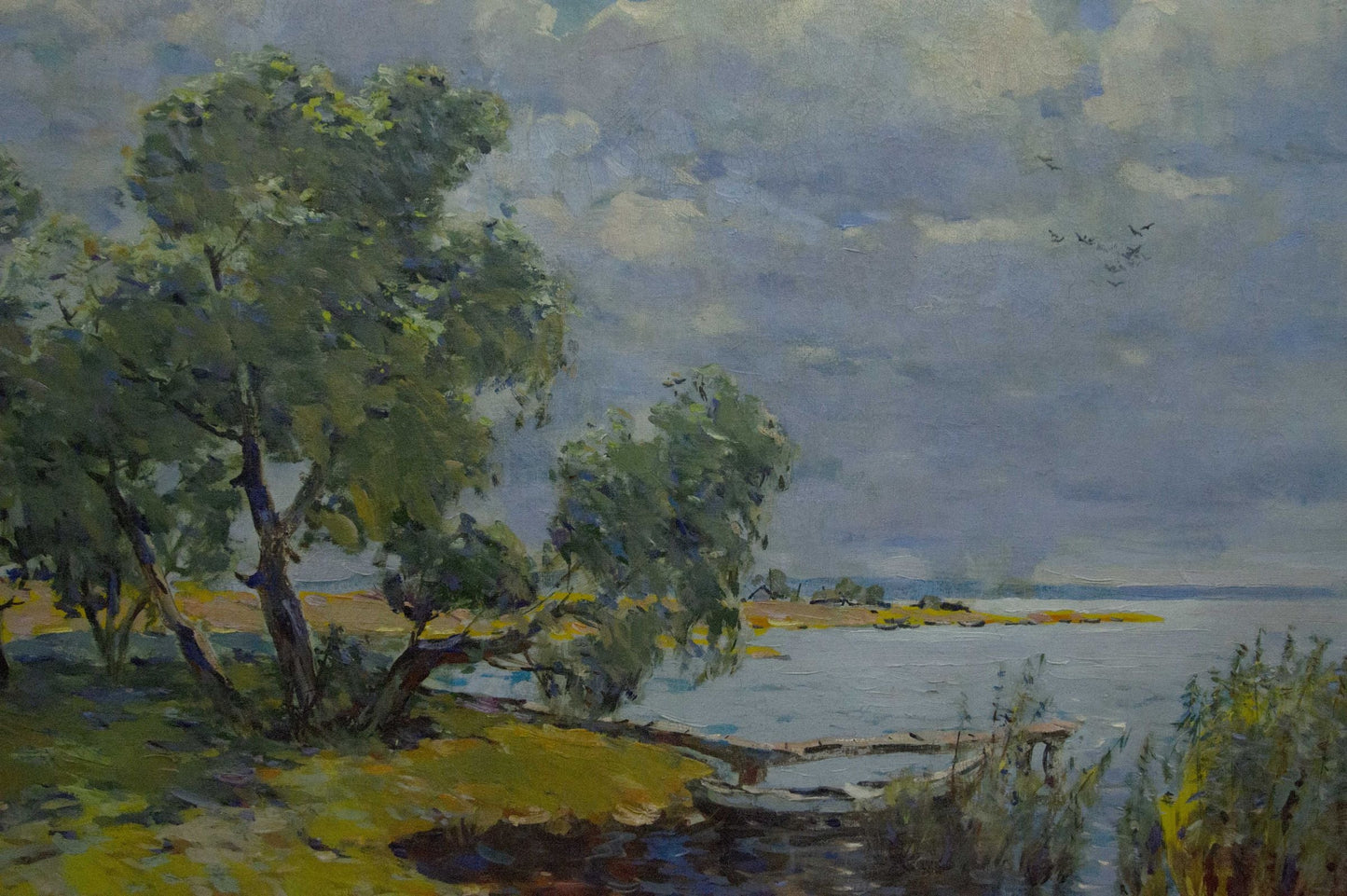 Oil painting Summer landscape Bakaev Sergey Ivanovich