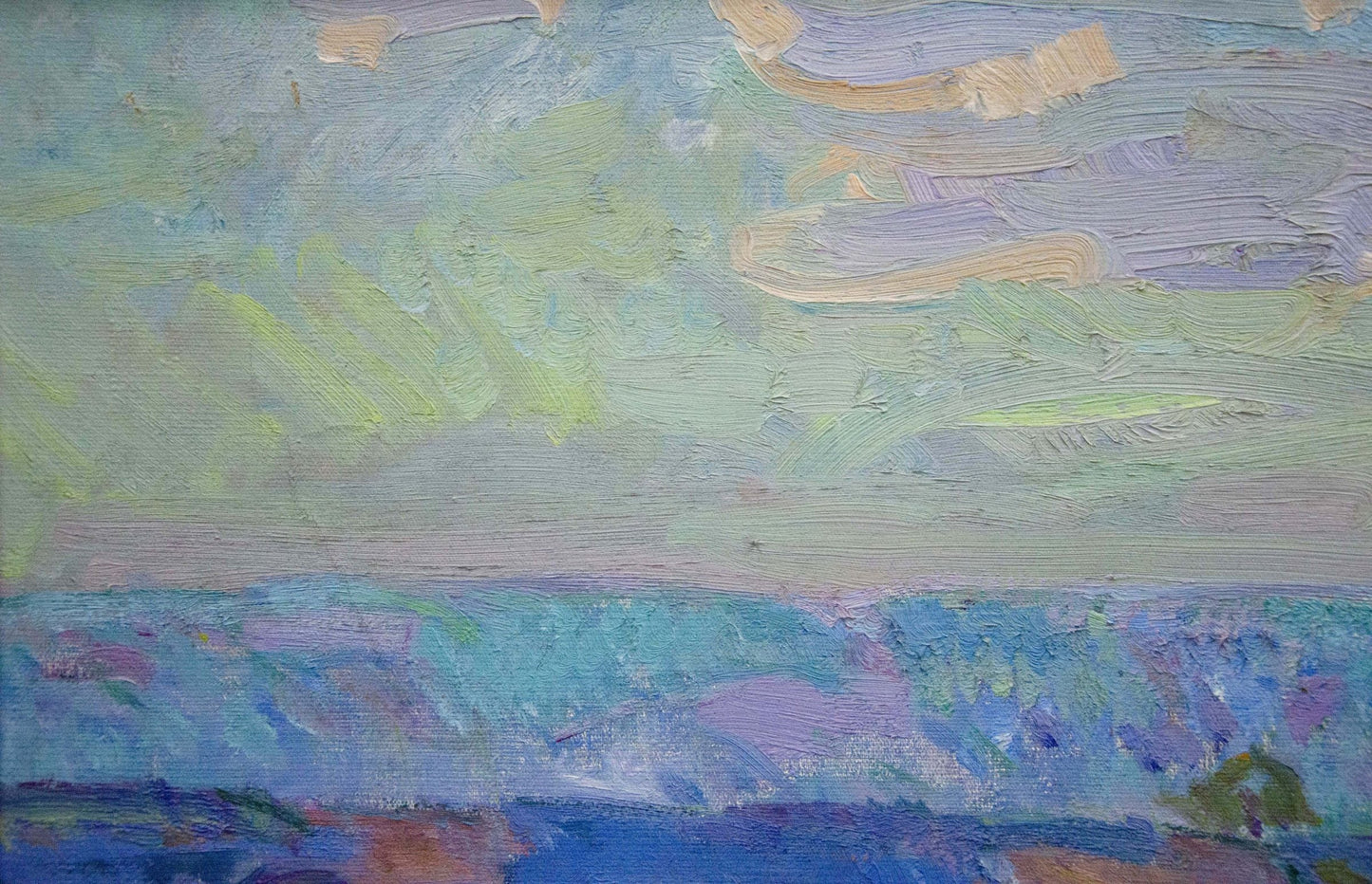 Oil painting Landscape Chegodar Vasily Dmitrievich