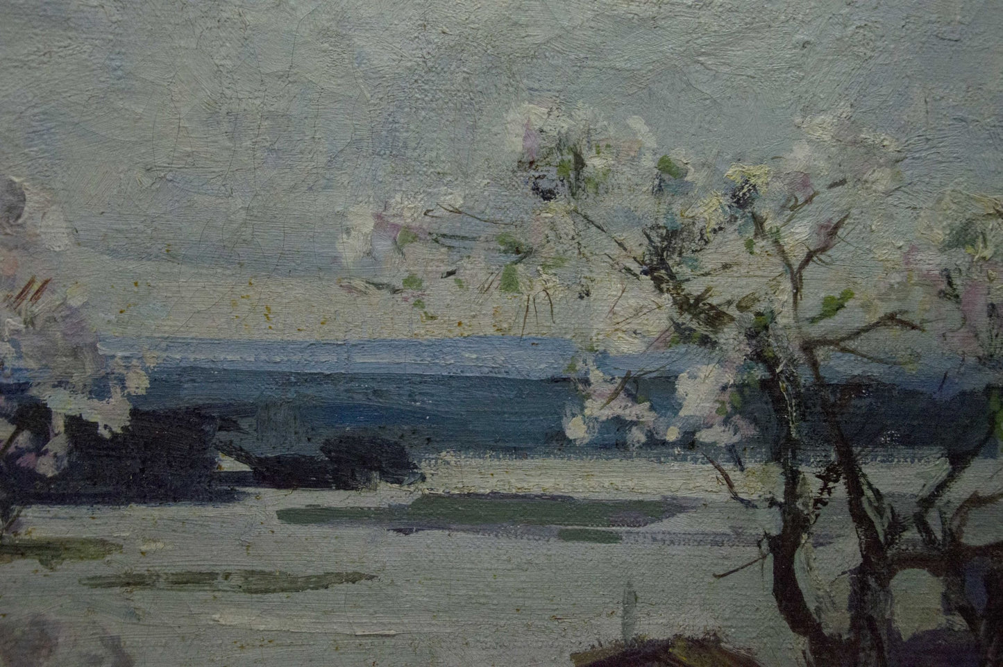 Oil painting Apple trees Zakharov Fedor Zakharovich