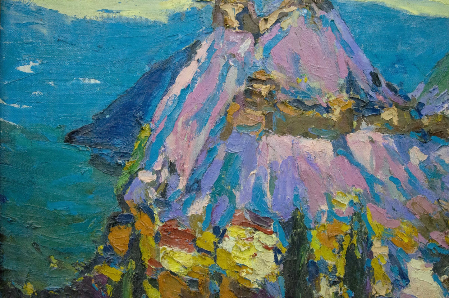 mountain painting