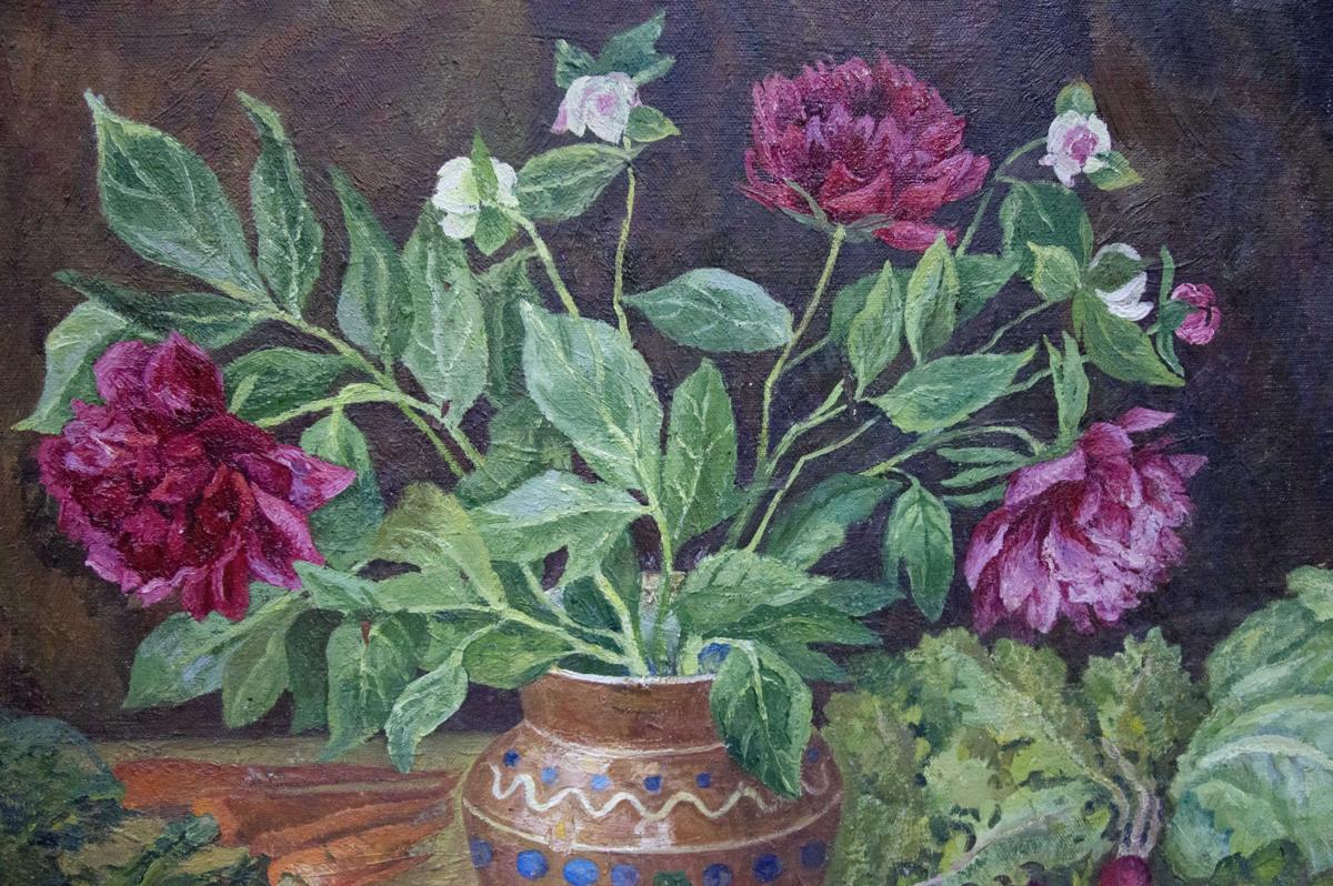 Oil painting Cooking Barannikova Galina