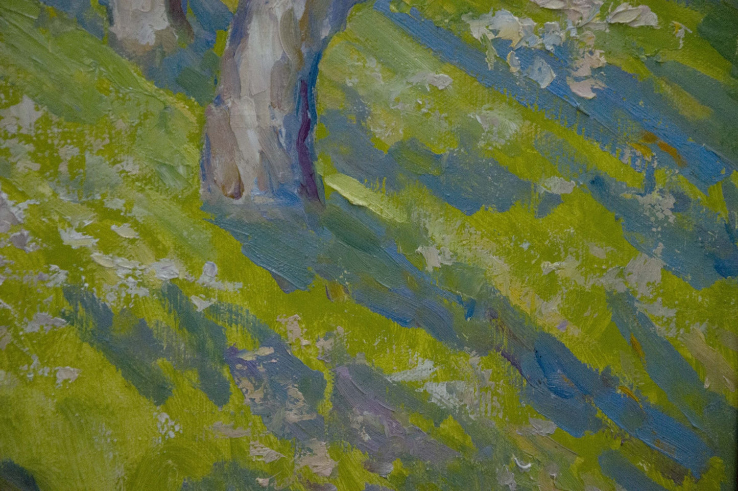 Oil painting Trees are blooming Kogan-Shats Matvey Borisovich