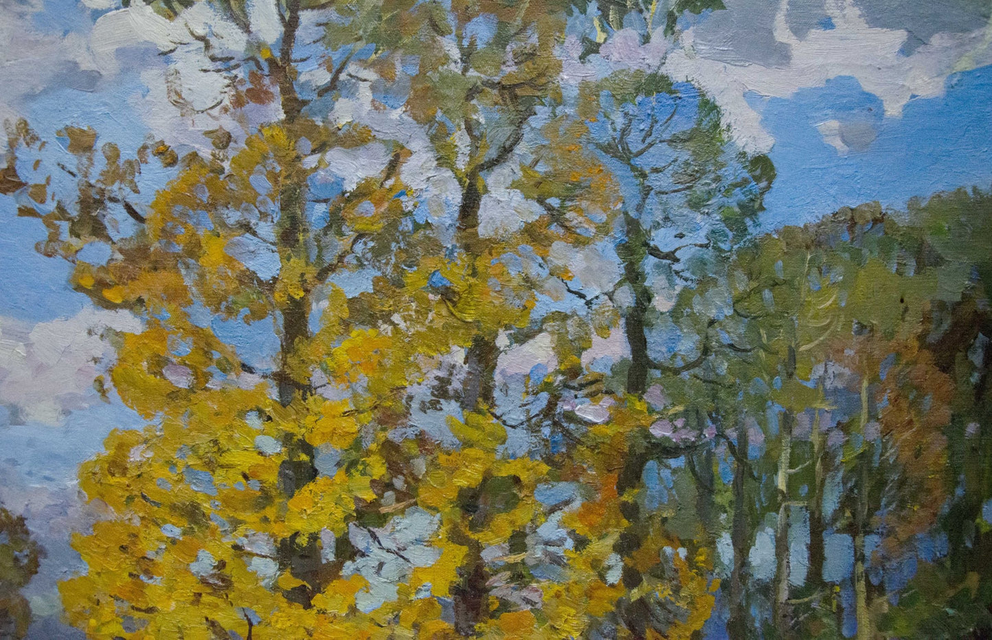 Oil painting A park Khodchenko Lev Pavlovich