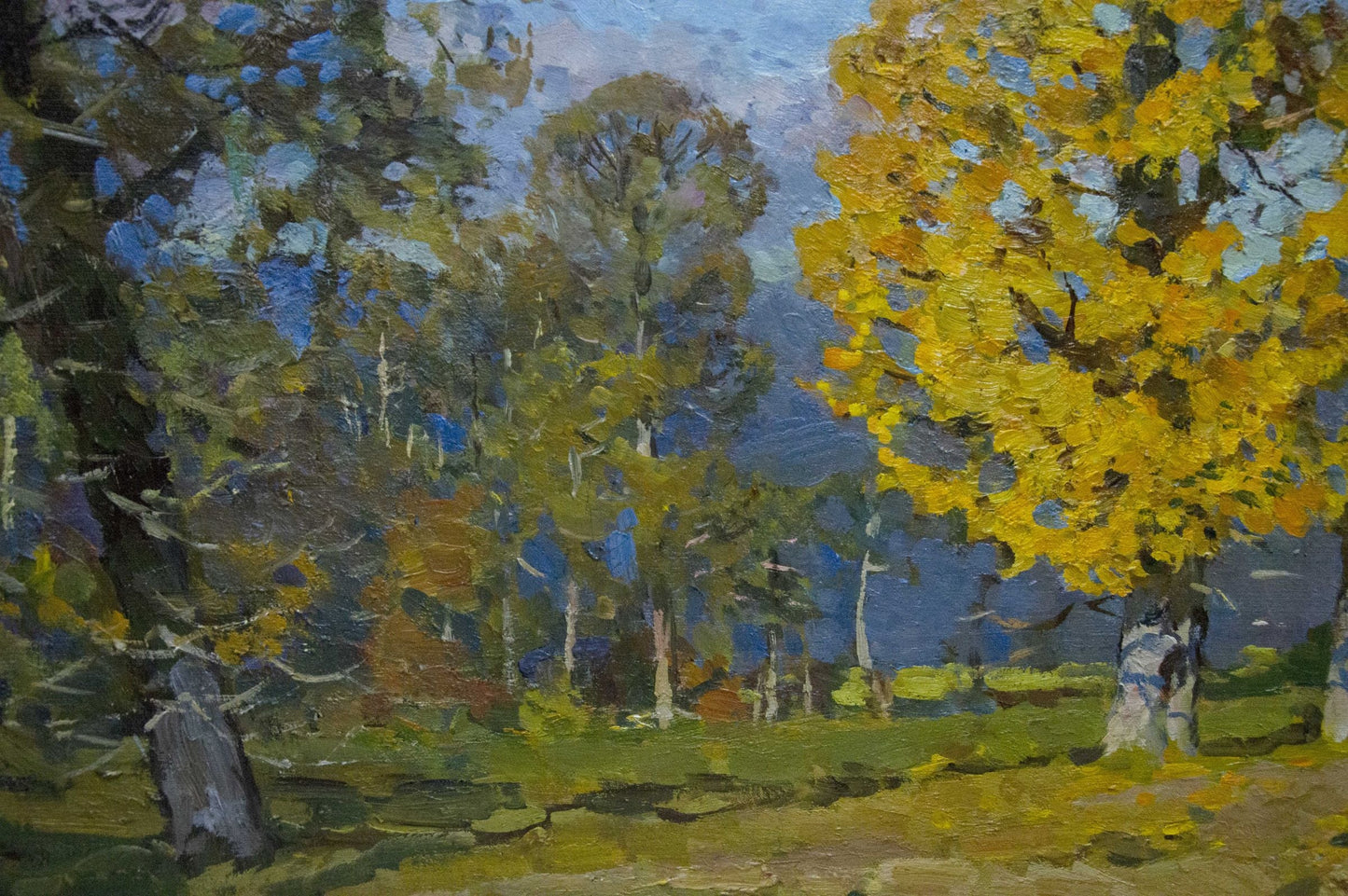 Oil painting A park Khodchenko Lev Pavlovich