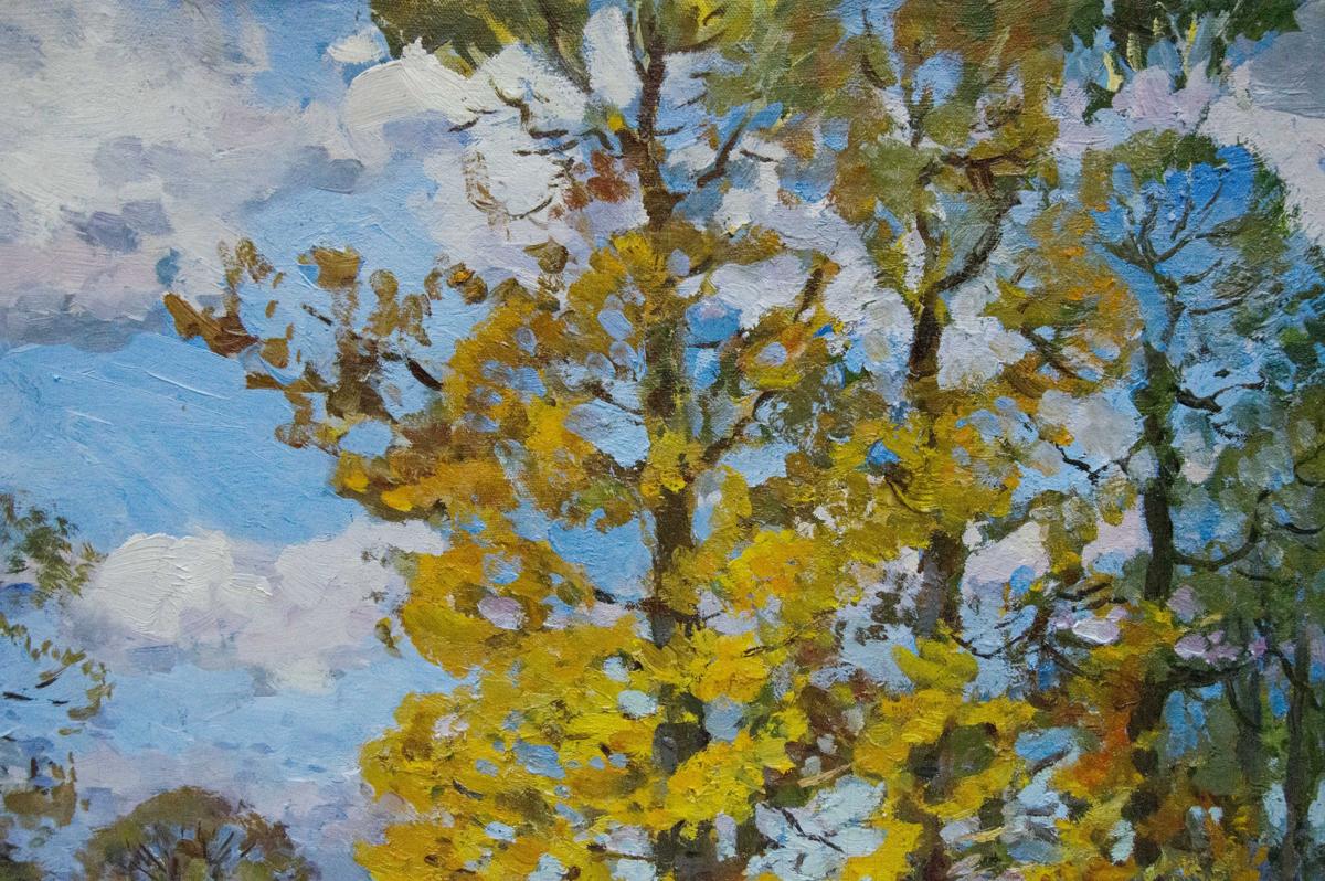 Oil painting A park Khodchenko Lev Pavlovich