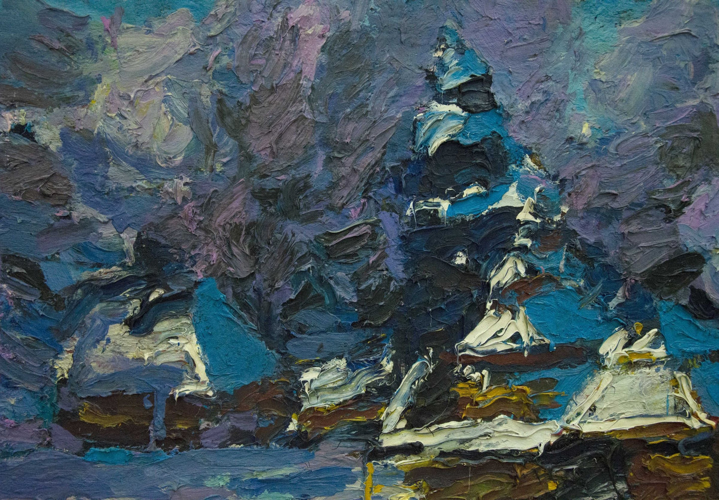 Oil painting Winter Dupliy Sergey Alexandrovich