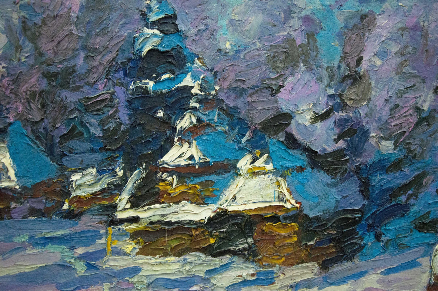 Oil painting Winter Dupliy Sergey Alexandrovich
