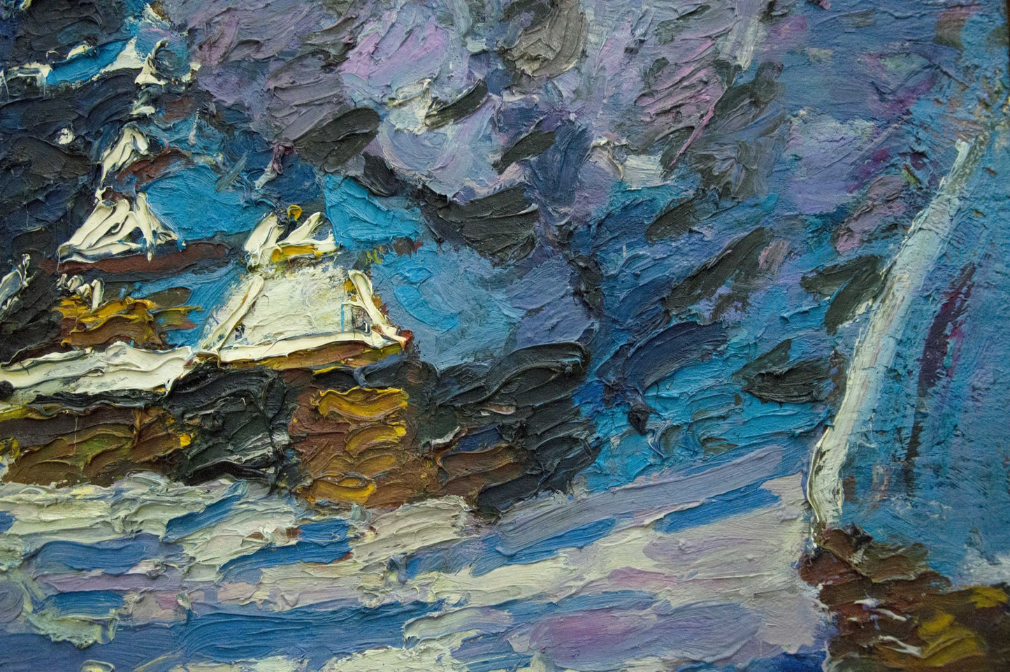 Oil painting Winter Dupliy Sergey Alexandrovich