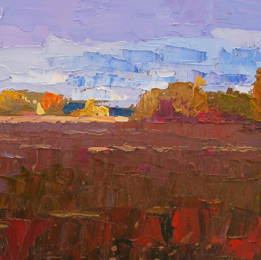 Oil painting Autumn ray Egor Shvachunov