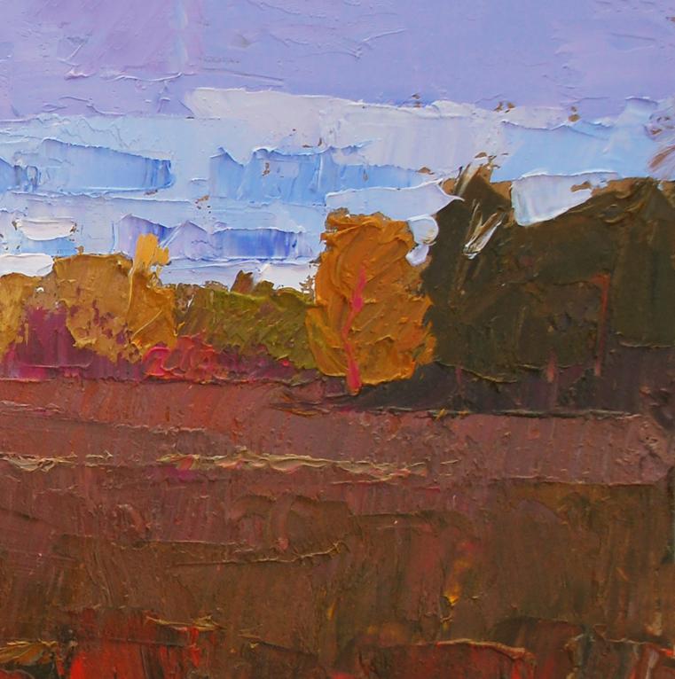 Oil painting Autumn ray Egor Shvachunov