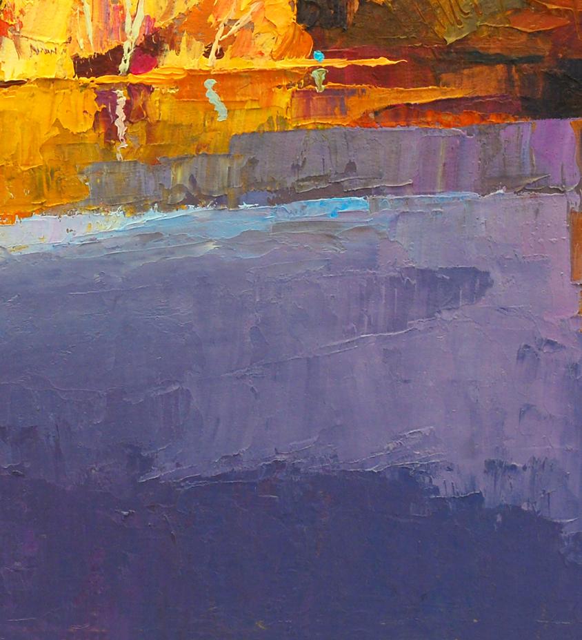 Oil painting Autumn on Psli Egor Shvachunov