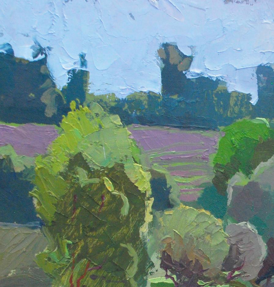Oil painting Spring on Obolon Egor Shvachunov