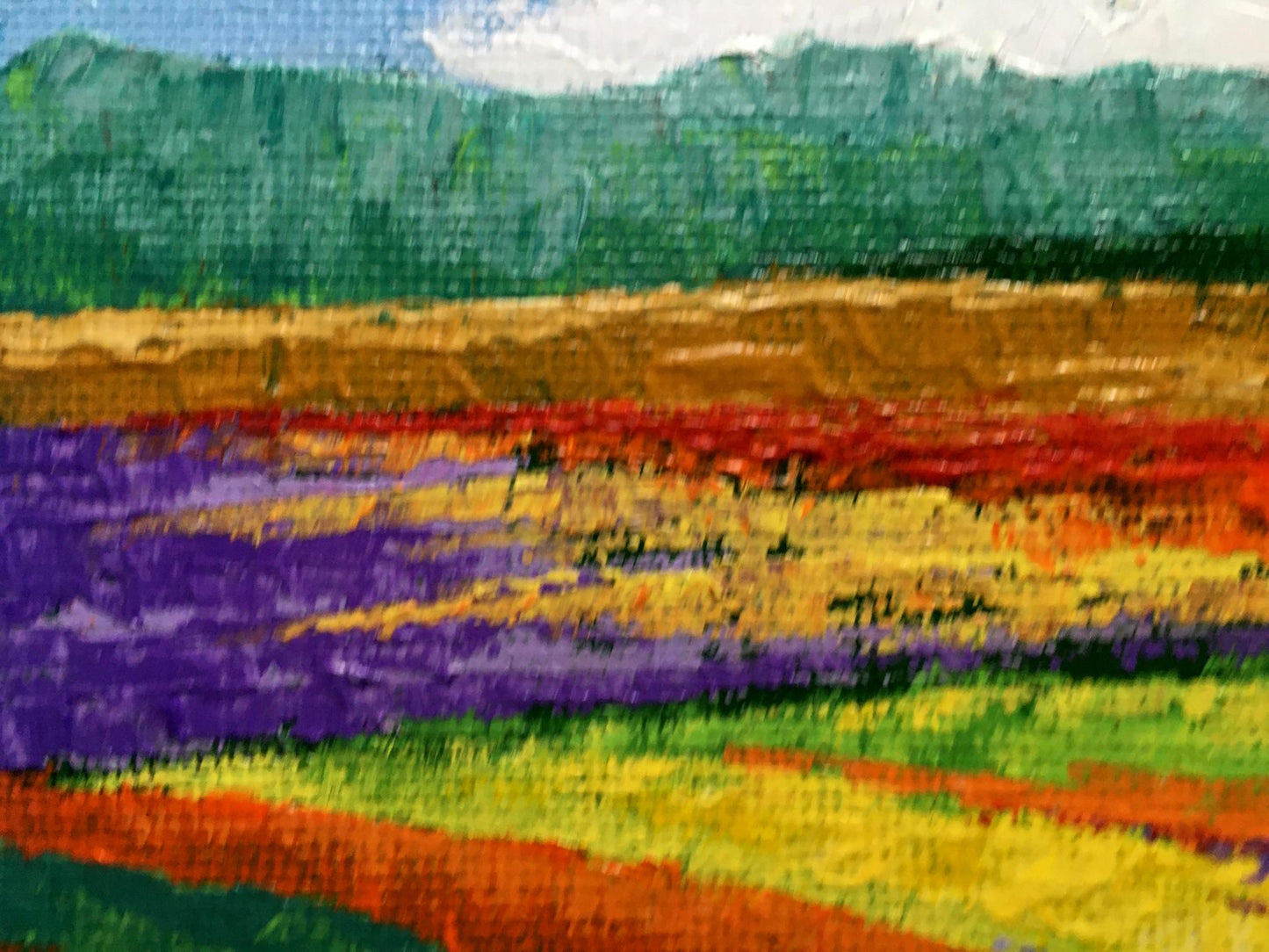 Oil painting After the rain V. Zadorozhnya