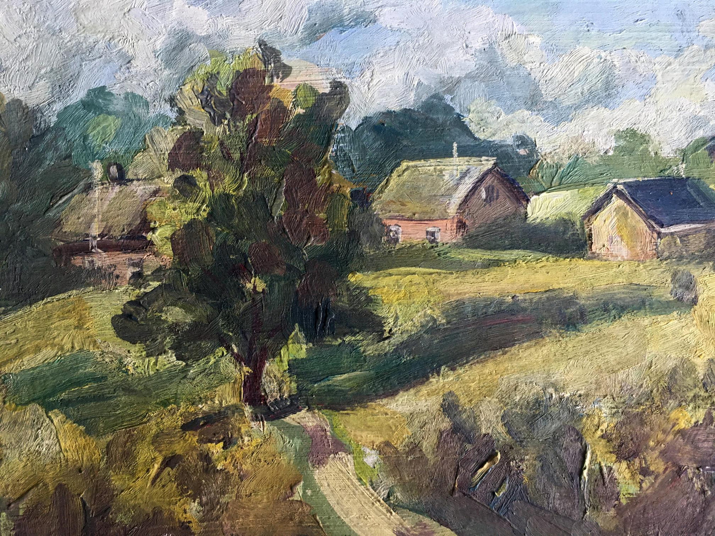 Oil painting City of Fastiv Svetlana Gramm
