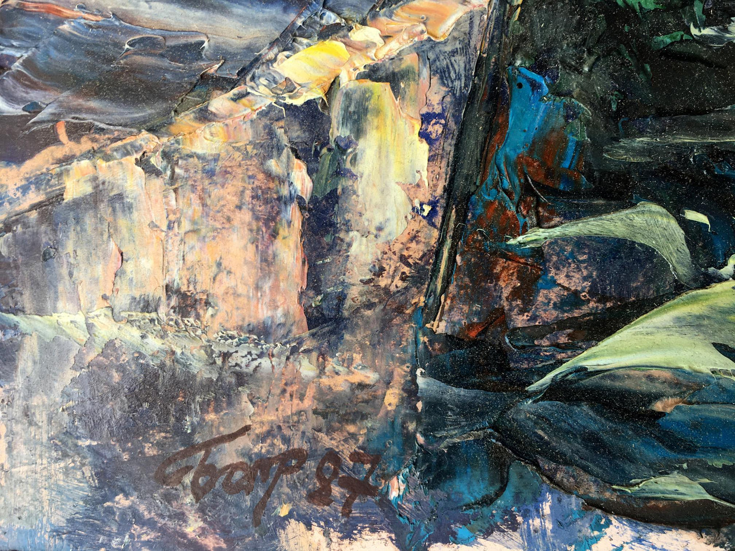 Oil painting Greece Batrakov Vladimir Grigorievich