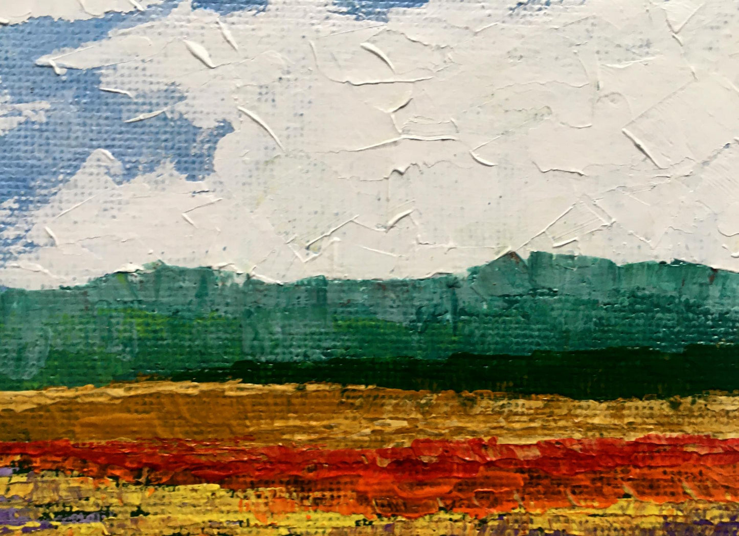 Oil painting After the rain V. Zadorozhnya