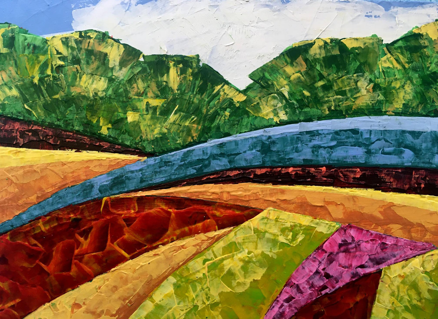 Oil painting The road to the forest Zadorozhnya V. V.