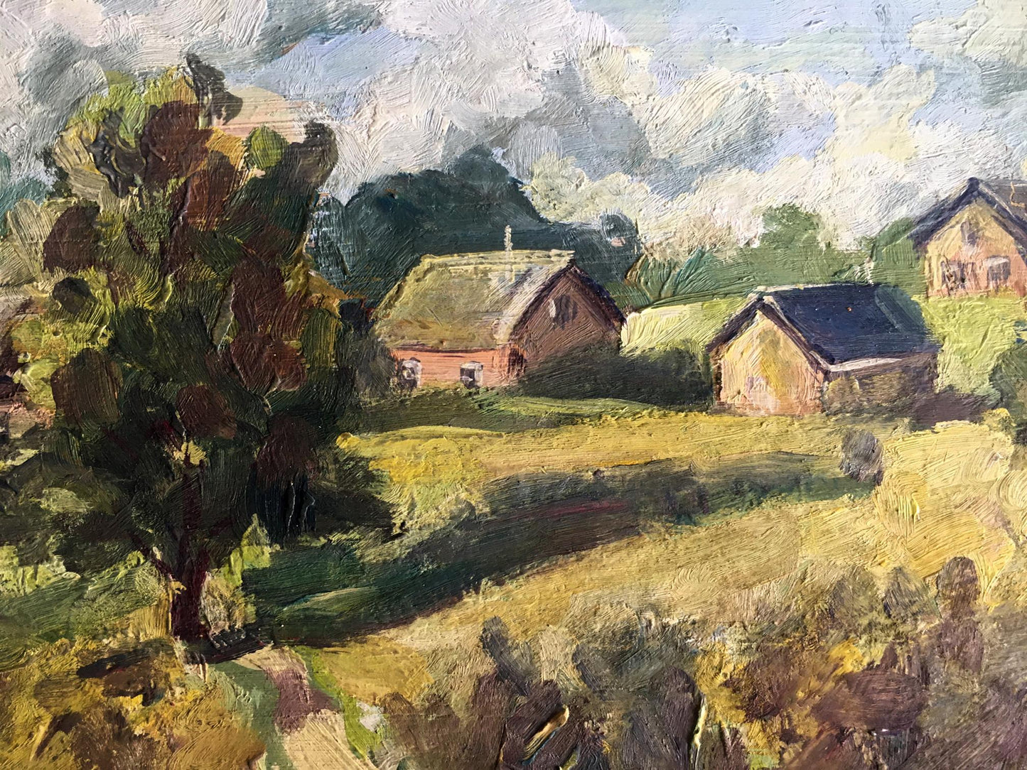 Oil painting City of Fastiv Svetlana Gramm